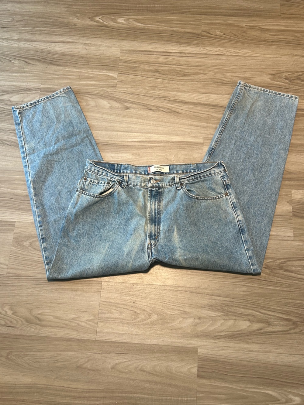 Vintage Levi's 550 blue denim jeans Size 40” #denim #90s w40 l30